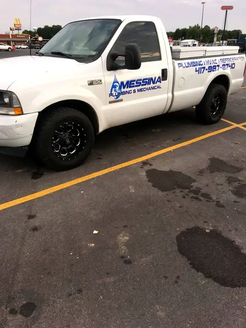 Messina Plumbing F-350 service truck